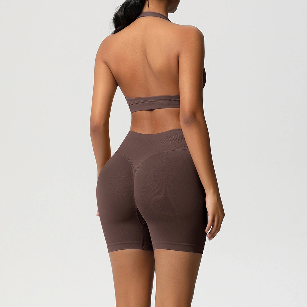 The Mocha Sculpt Halter Set
