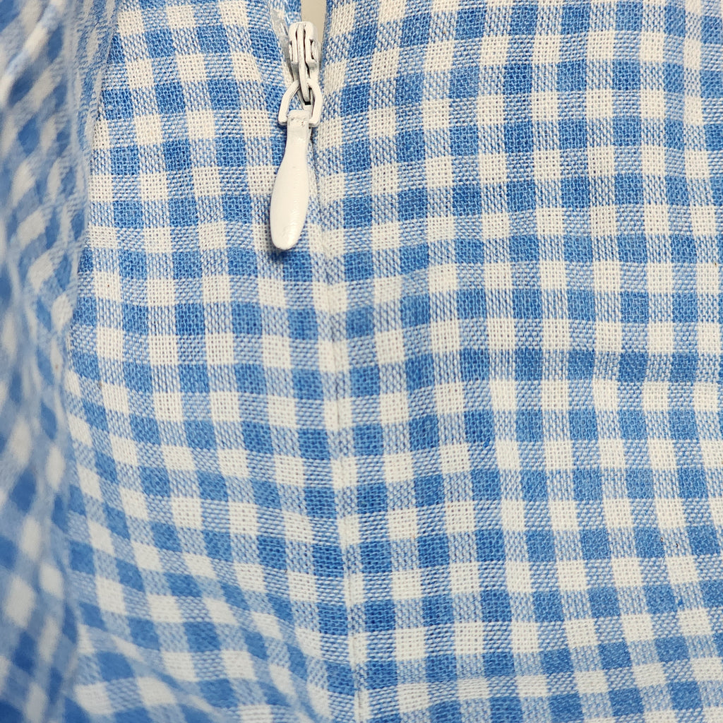 The Picnic Date Gingham Halter Mini
