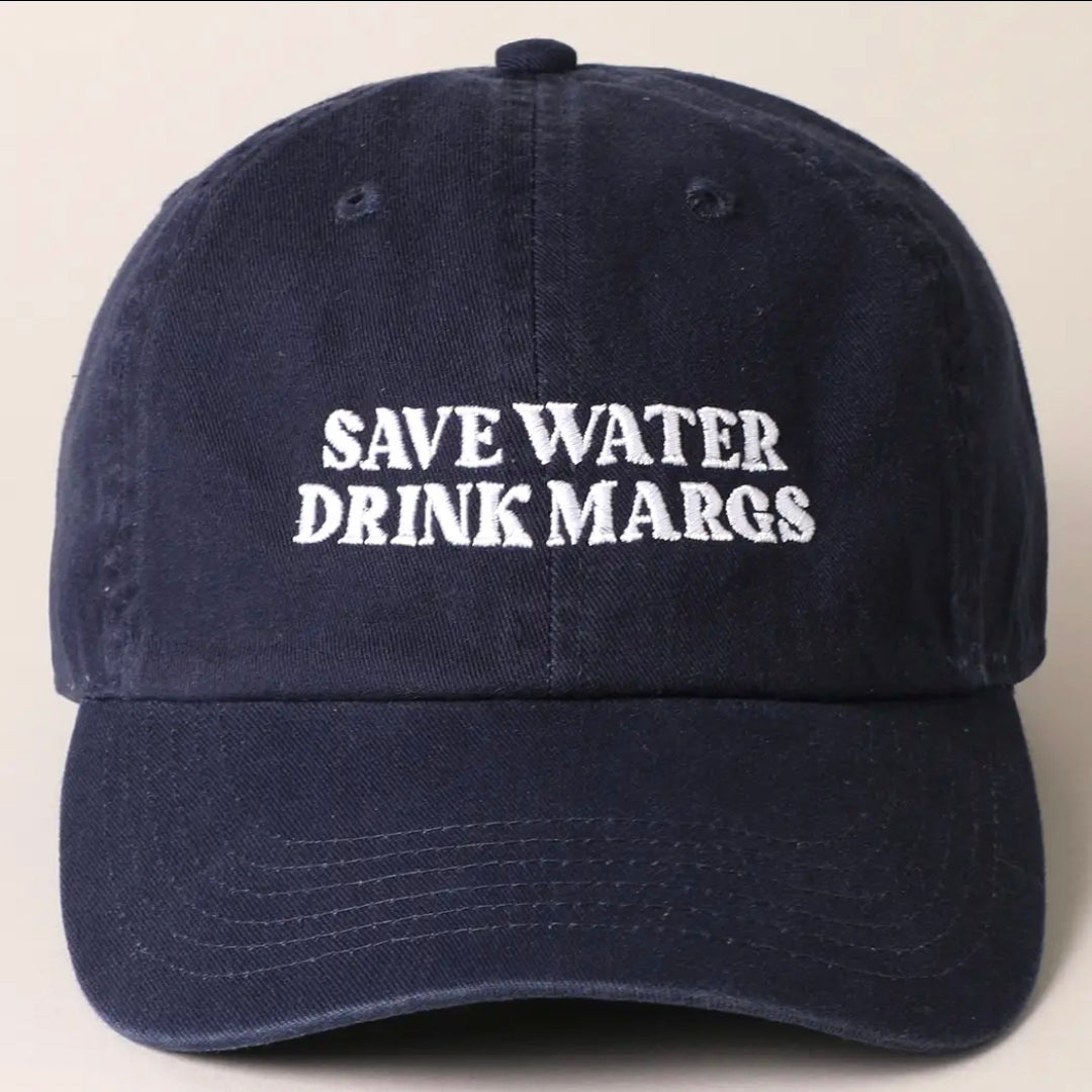 The "Save Water" Dad Cap // Navy