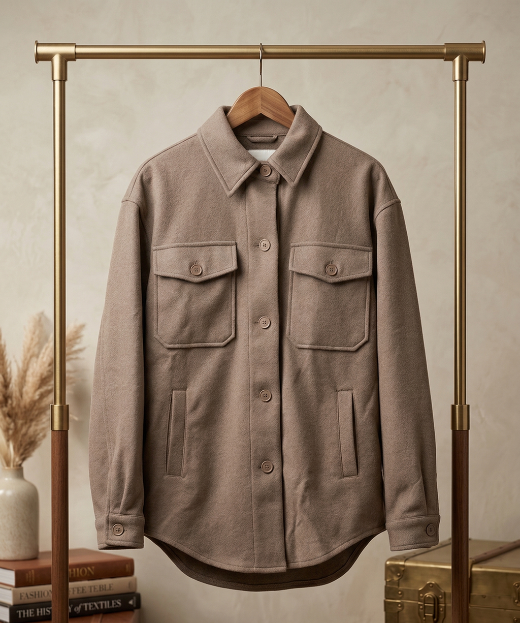 The Ultimate Birken Shacket in Latte