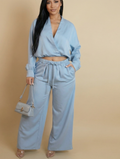 The " Main Character" Luxury Lounge Set- Sky Blue