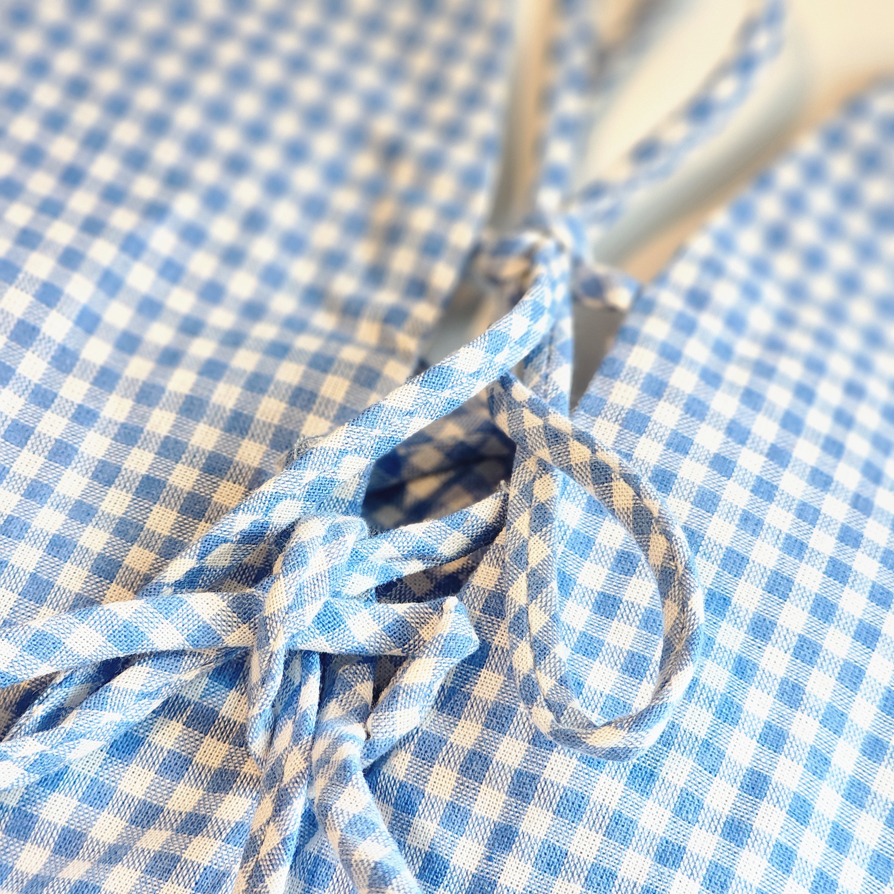 The Picnic Date Gingham Halter Mini