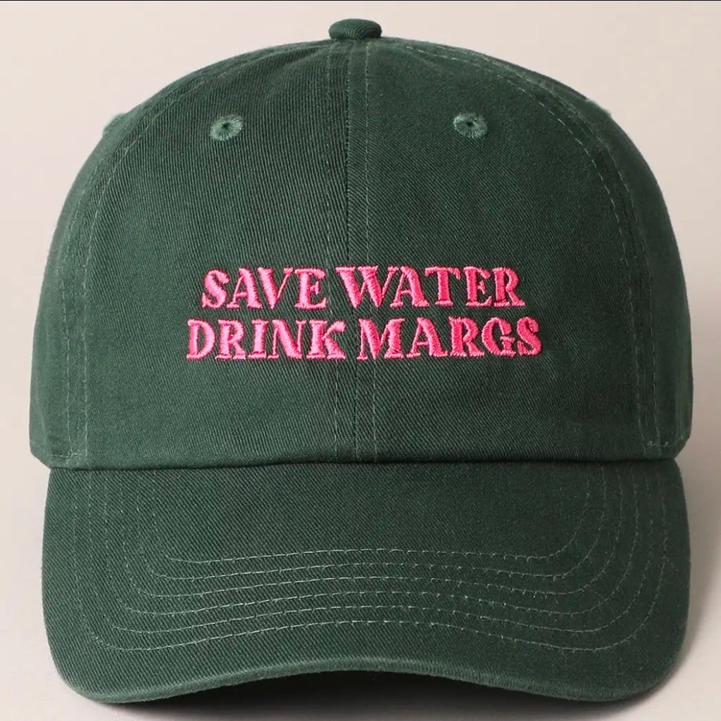 The Happy Hour Dad Hat | Forest Green