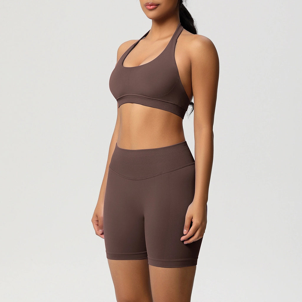 The Mocha Sculpt Halter Set
