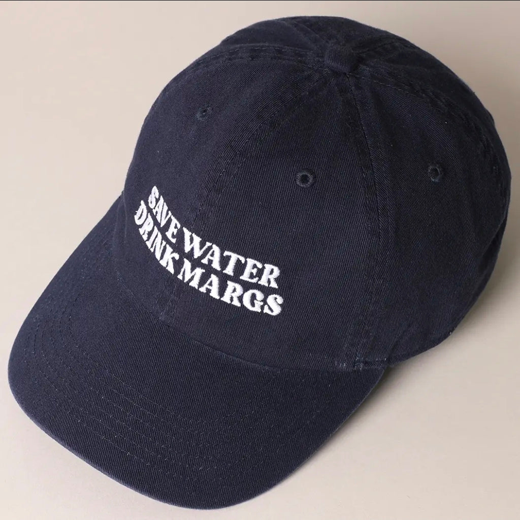 The "Save Water" Dad Cap // Navy
