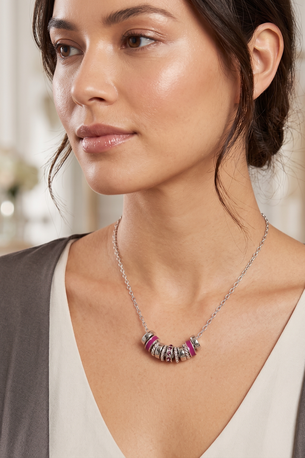 The Amethyst Aura Necklace. ⛓️💎