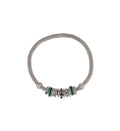 silver-tone may birthstone stretch bracelet